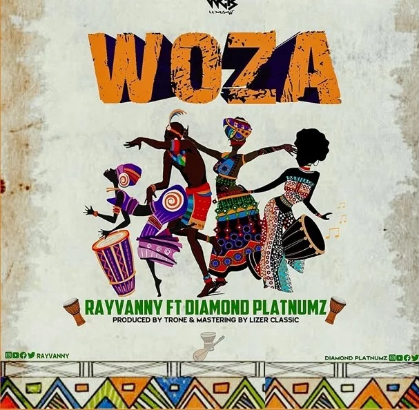 Download audio Rayvanny Ft Diamond Platnumz Woza