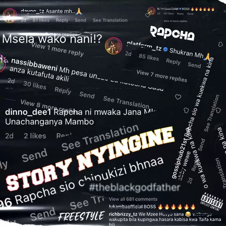 rapcha story nyingine freestyle